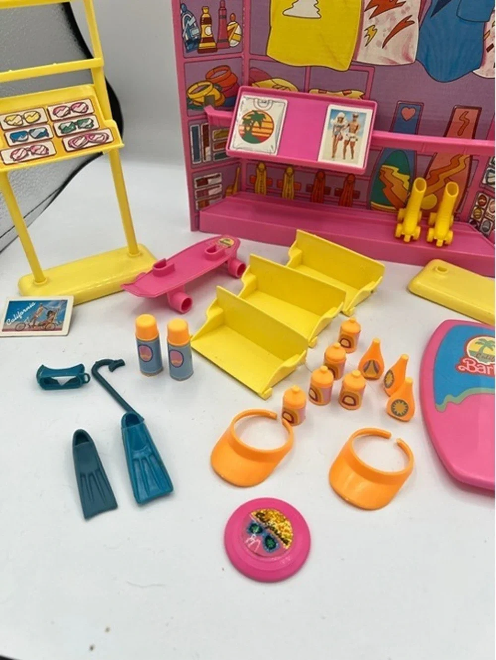 Vintage 1987 BARBIE Mattel Surf'n SHOP Set INCOMPLETE